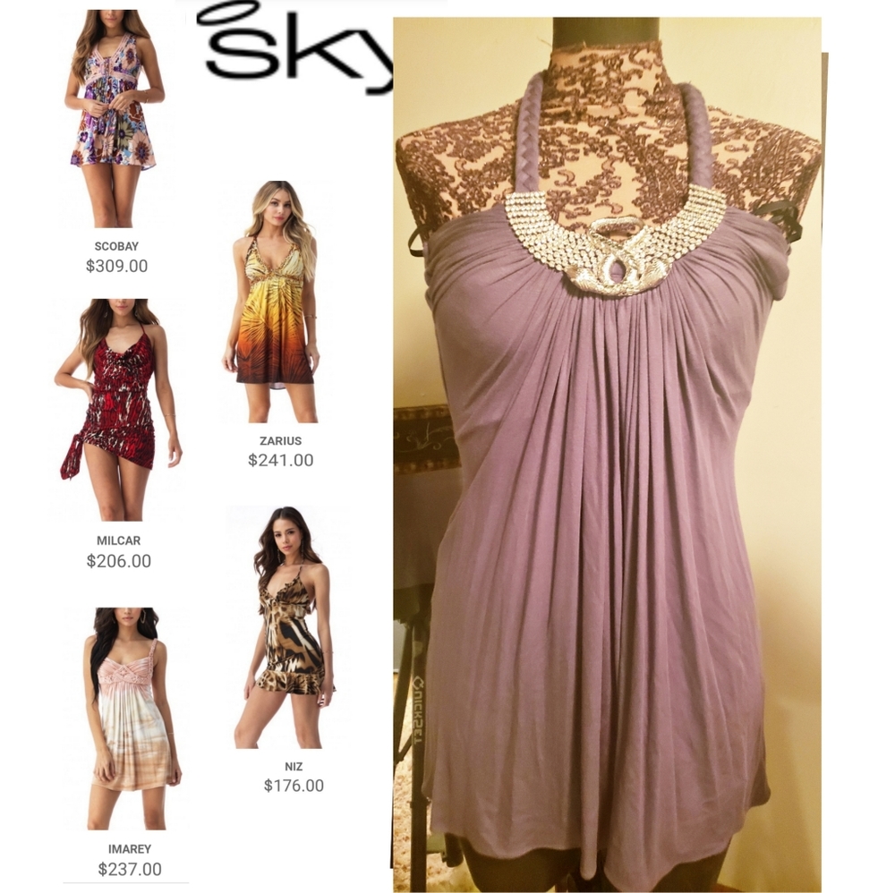 Sky mini dress. Sz XS